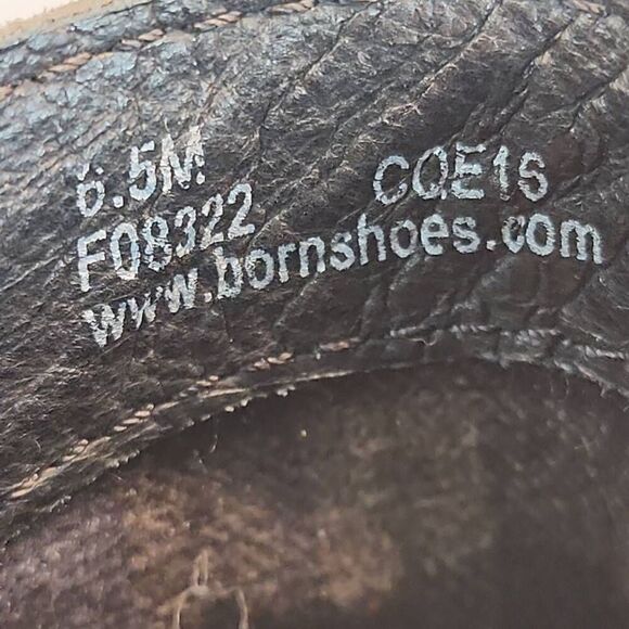 Børn Born ADIA Gray Womens Peltro Distressed Booties Size 6.5 M - Picture 11 of 12